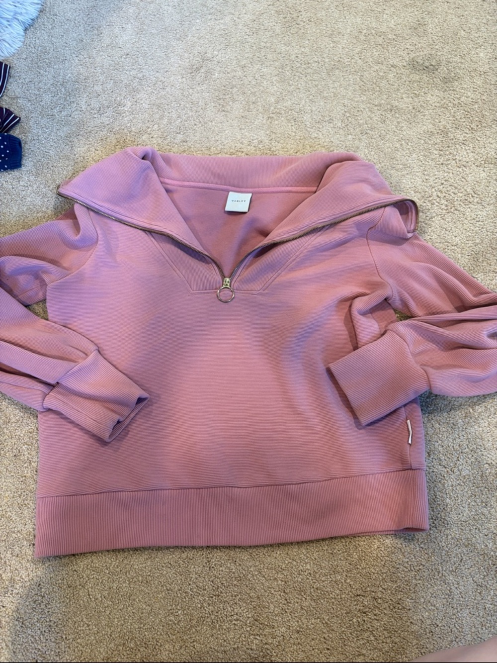 Varley vine half zip quarter zip pullover